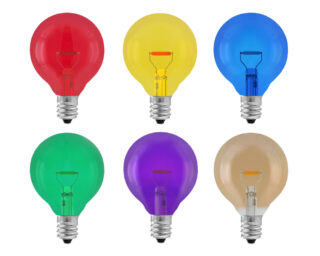 G40 Colors Glass LED Bulb